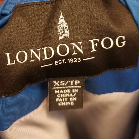 London Fog Cotton Trench Coat Double Breasted XS - Picture 3 of 3